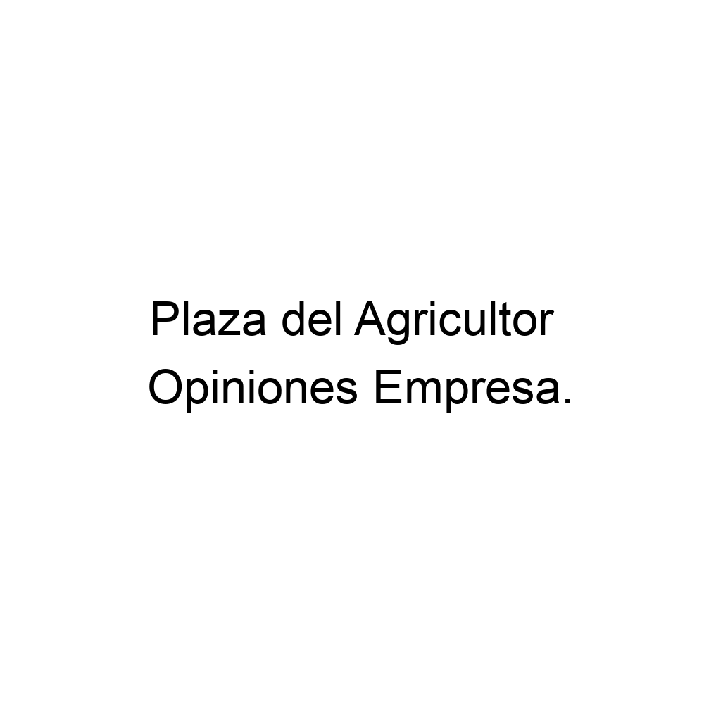 Opiniones Plaza del Agricultor,
